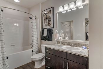 Walk-in showers with rainfall showerheads or deep-soaking tubs